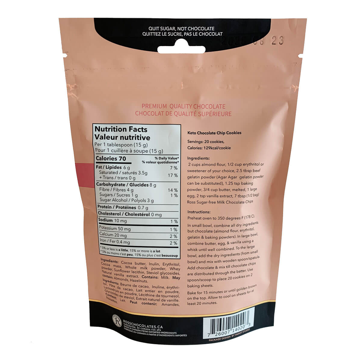 Ross Milk Chocolate Baking Chips 200g