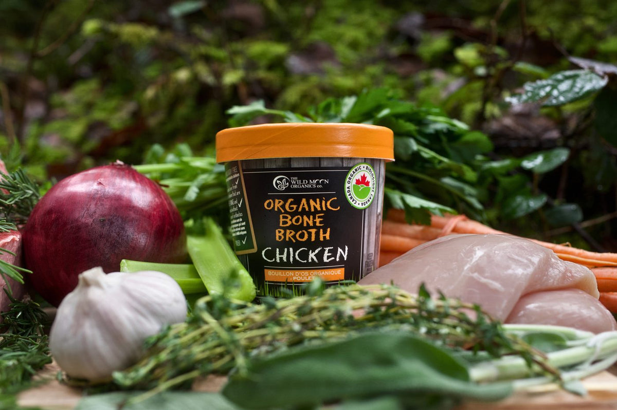 Wild Moon Organics Organic Chicken Bone Broth 450ml