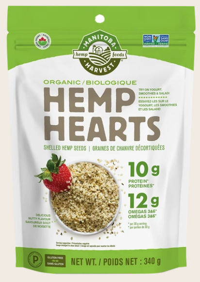 Manitoba Harvest Organic Hemp Hearts 340g