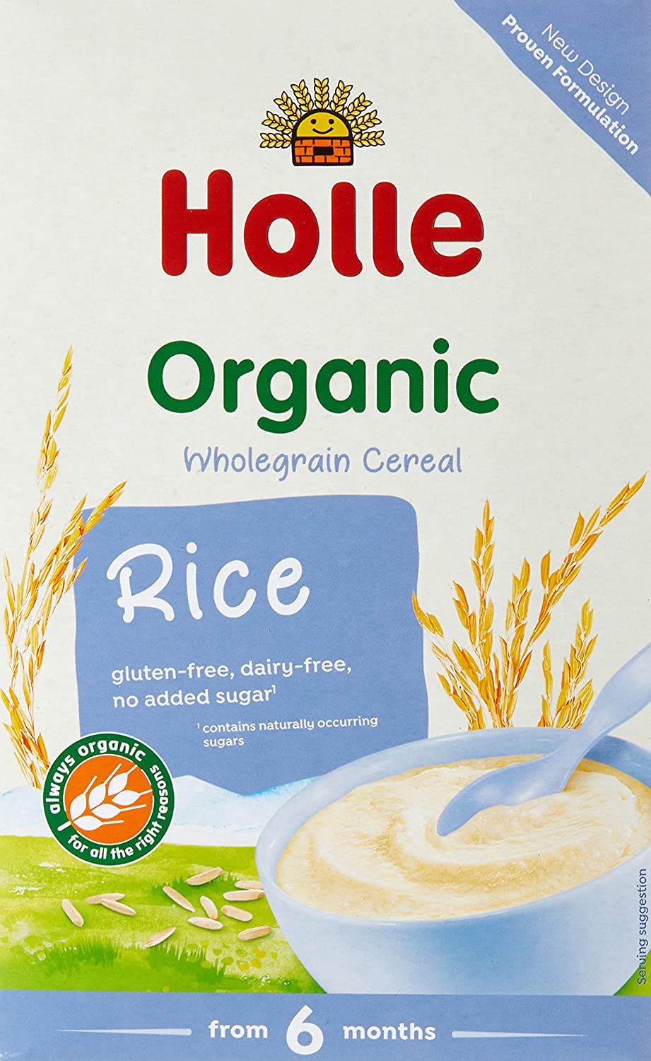 Organic whole store grain rice cereal