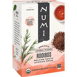 ✅Numi Organic Rooibos Herbal Tea