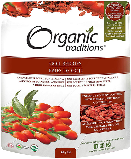 Organic Traditions Goji Berries 454 grams