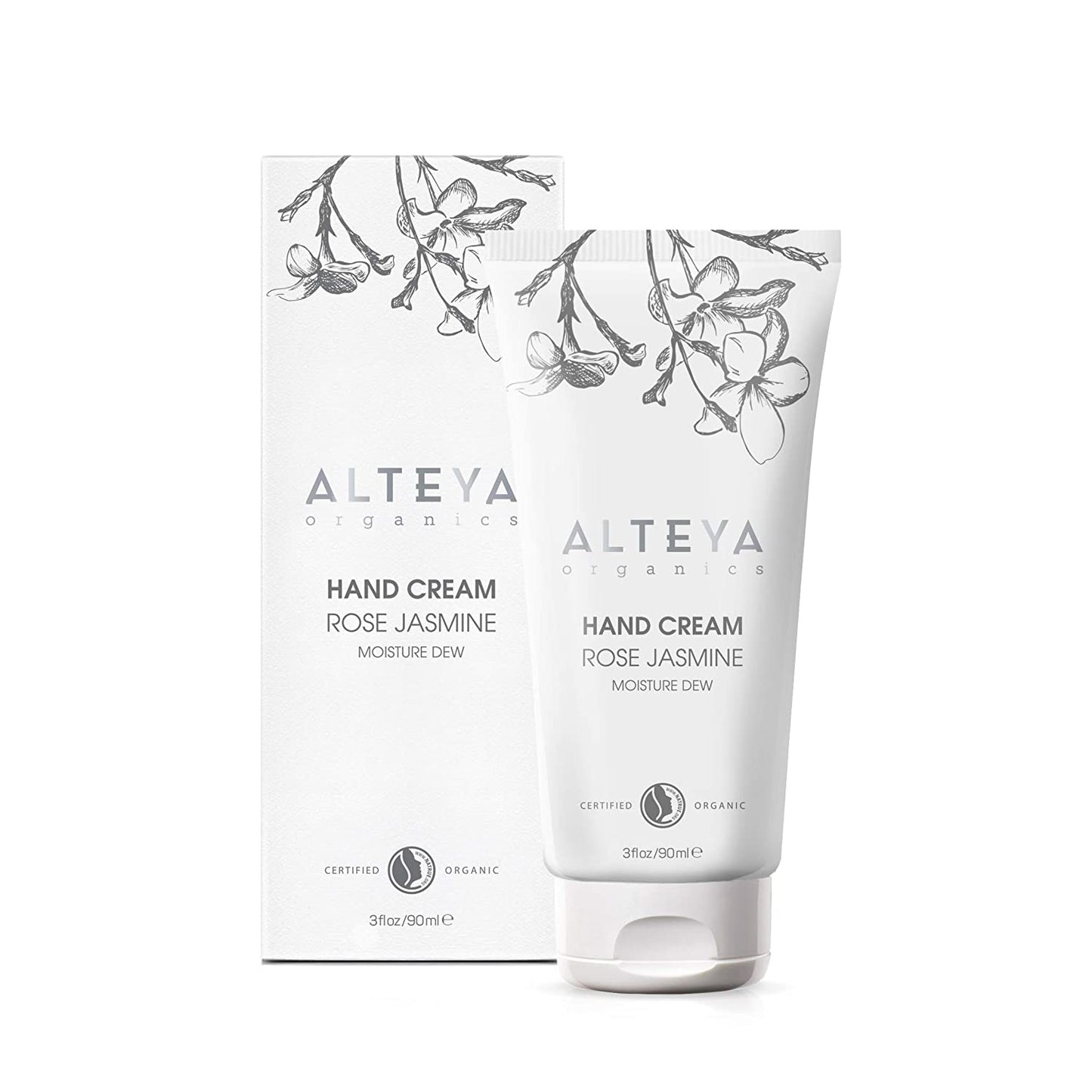 Alteya ORGANIC HAND CREAM ROSE JASMINE 90ml