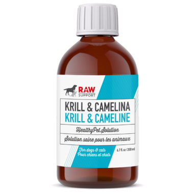 ✅⭐️ Raw Support For Dogs + Cats Krill & Camelina Oil 200 ml
