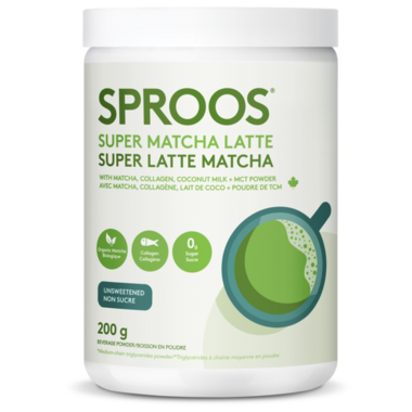 Sproos Super Matcha Latte with Collagen 200 g
