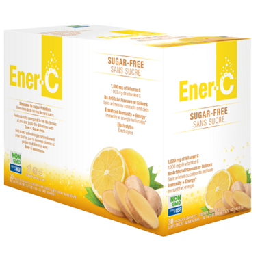Ener-C Sugar Free Lemon Ginger 30 Count