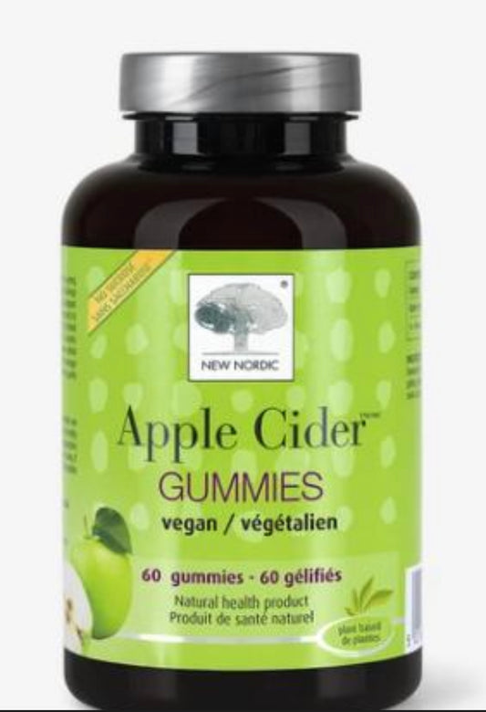 New Nordic Apple Cider Vegan Gummies 60 Gummies