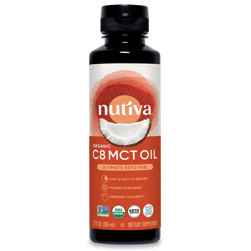 Nutiva Organic C8 Mct Oil - 355 ml