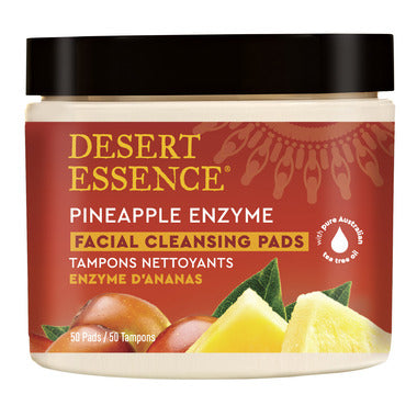 Desert Essence Pineapple Enzyme Cleansing Pads 50 Count
