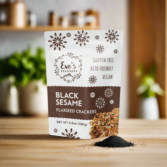Eve’s Cracker Black Sesame Crackers