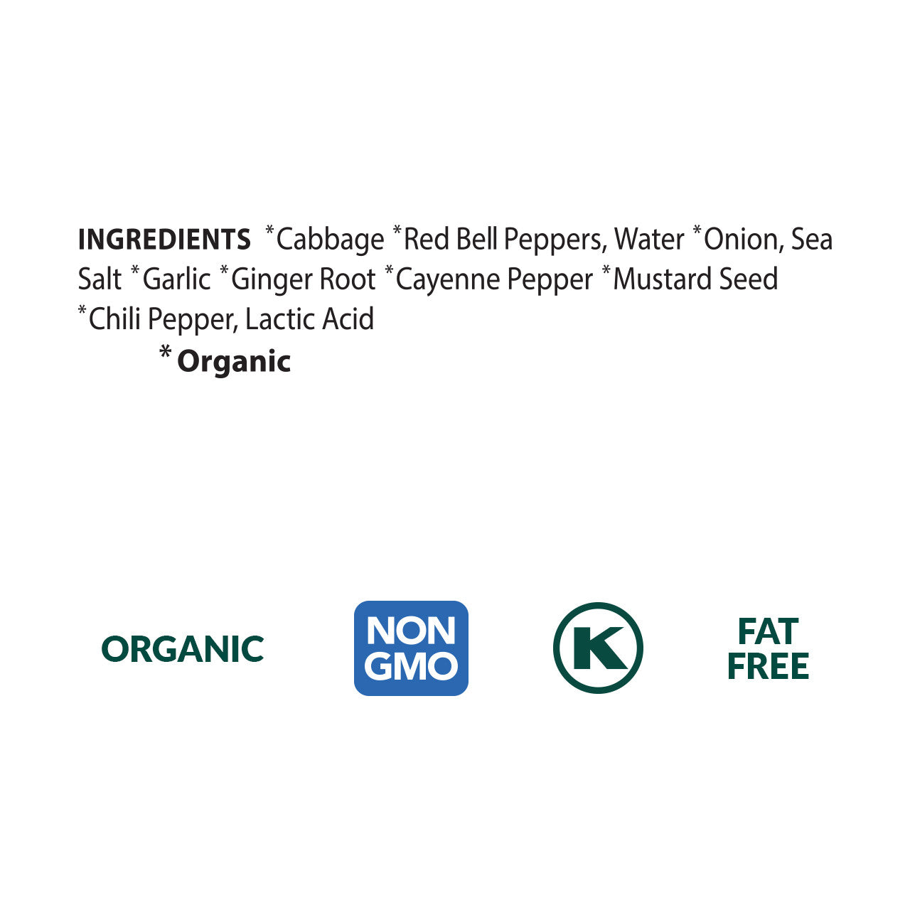 Eden Organic Sauerkraut - Kimchi 18 oz