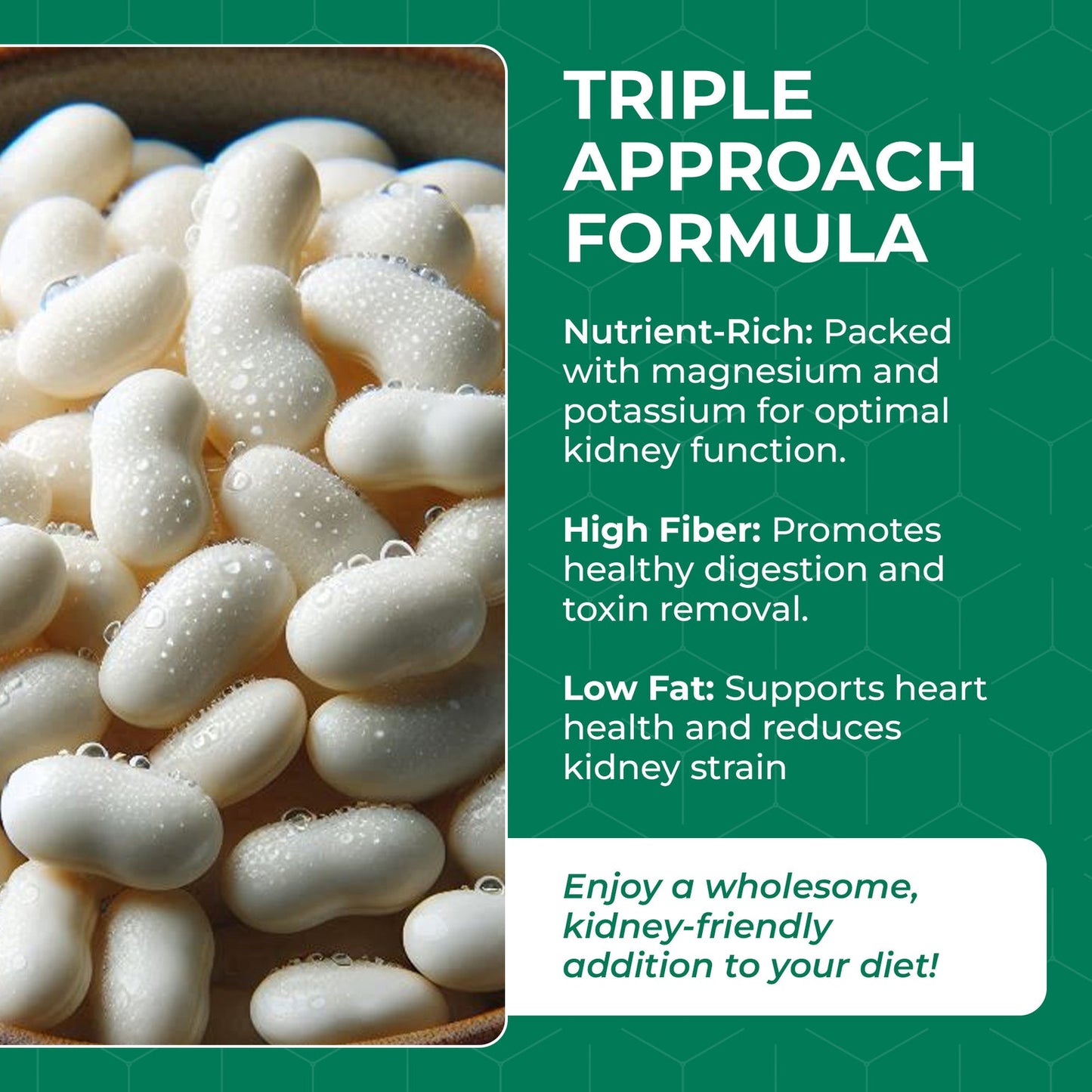 Elan Healthcare White Kidney Bean Extract - 60 Capsules (7000mg Equivalent)
