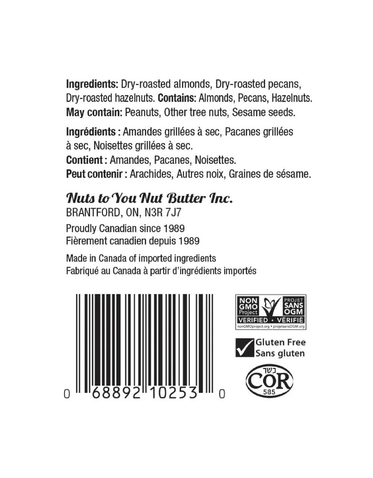 Nuts to You Almond Butter + Pecan and Hazelnut Crunch 365g