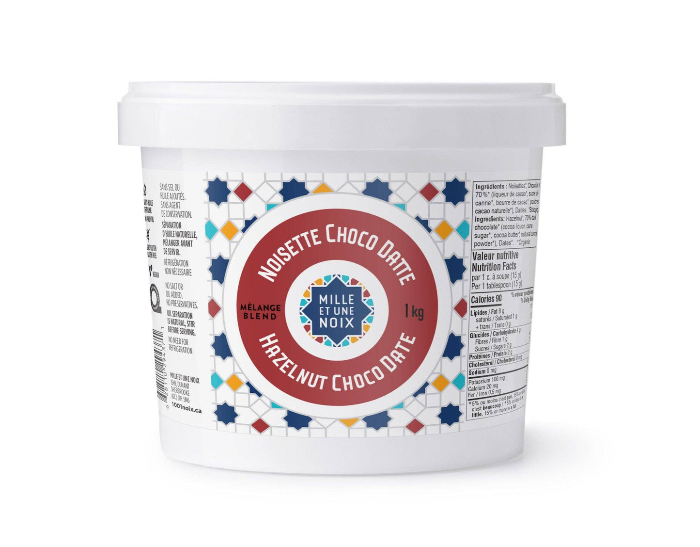 Mille et Une Noix Chocolate & Date Spread — 225g