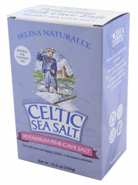 Selina Naturally Celtic Sea Salt® Pink Potassium Cave Salt 300g