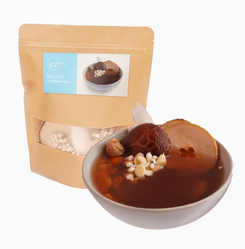 Souper Well Relief - Fritillary, Snow Pear and Apricot Kernel Soup
