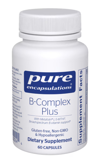 Pure Encapsulations B Complex Plus 60 Veg Capsules