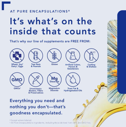 Pure Encapsulations B Complex Plus 60 Veg Capsules