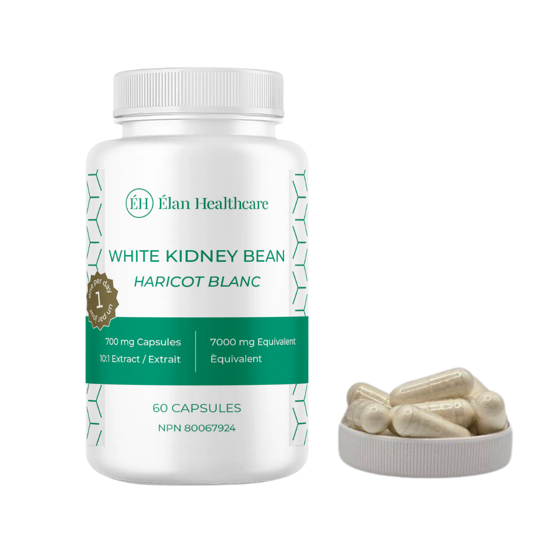 Elan Healthcare White Kidney Bean Extract - 60 Capsules (7000mg Equivalent)