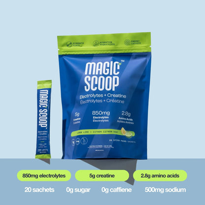 Magic Scoop Electrolytes + Creatine 20 stick packs, additional product image