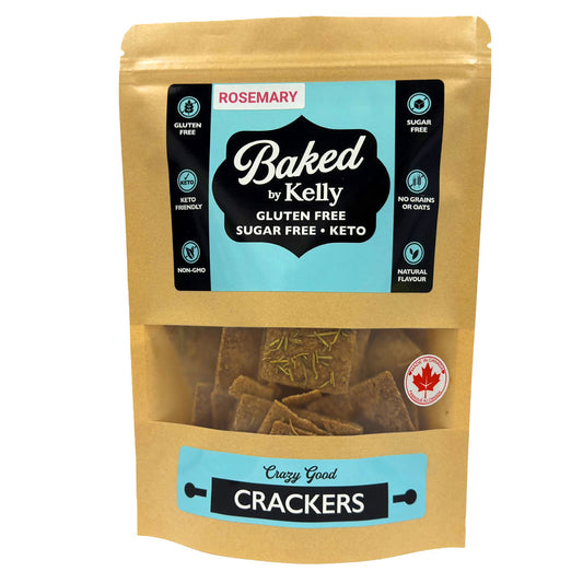 Baked by Kelly Keto Cracker 140g (Rosemary)