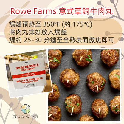 Rowefarms Grassfed Meatballs 500g