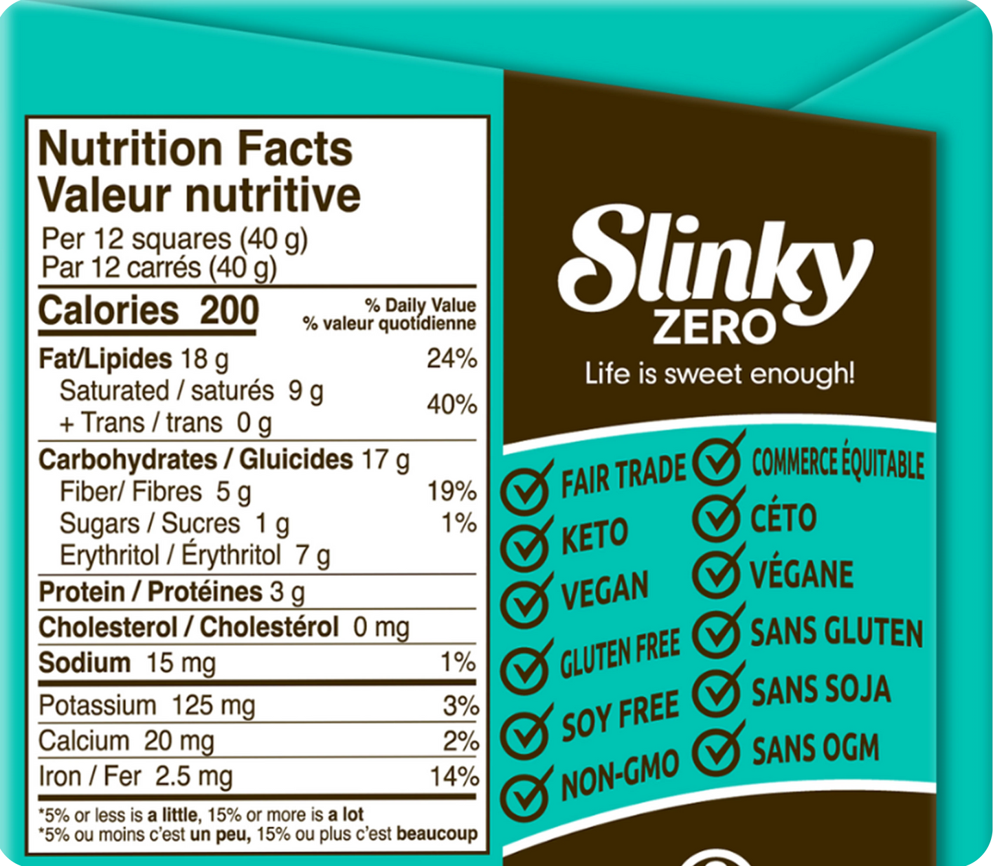 Zazubean SLINKY Creamy Hazelnut 80g