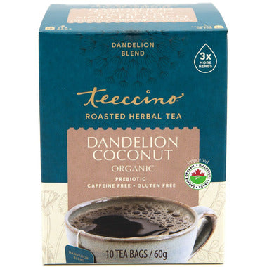 Teeccino Dandelion Coconut - 10 tea bags