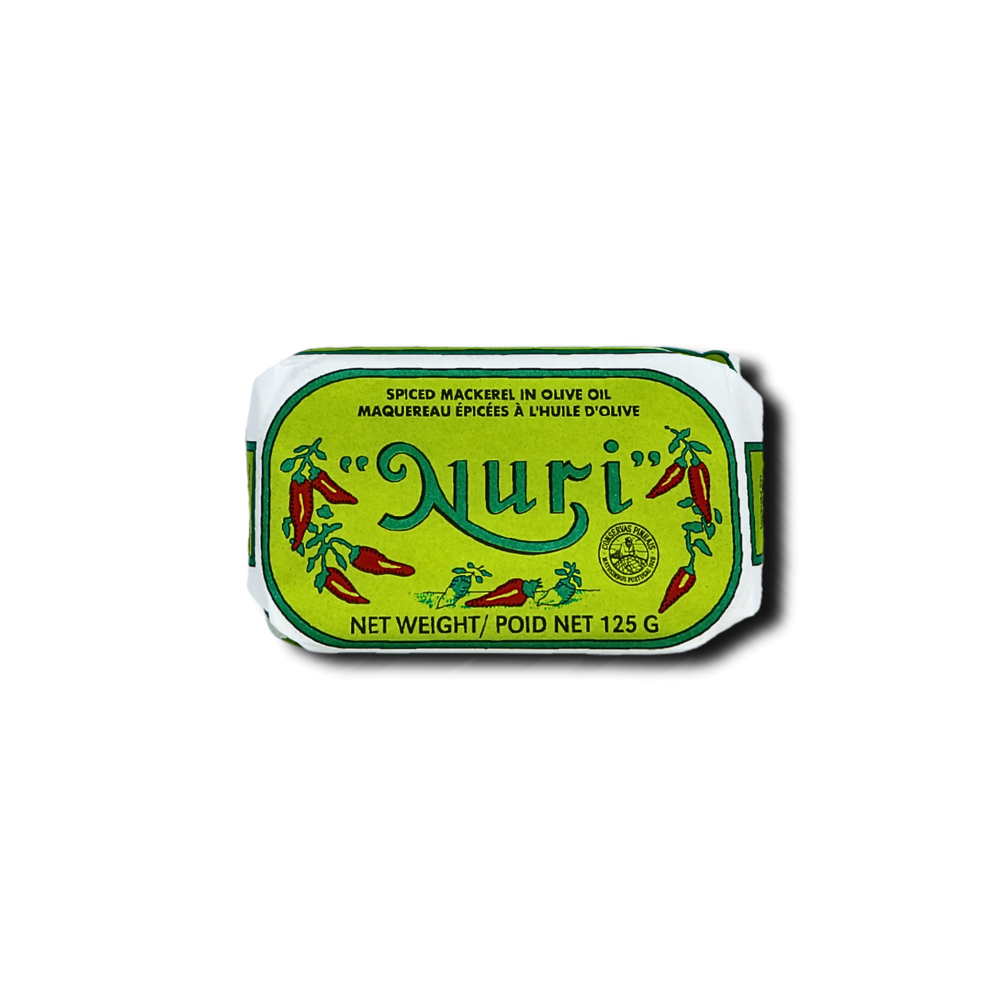 Nuri Spiced Whole Mackerel Tin 125g