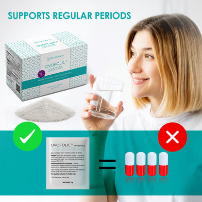 Ovofolic: Premier Myo-Inositol Supplement for PCOS Management 60 pouches, additional product image 3