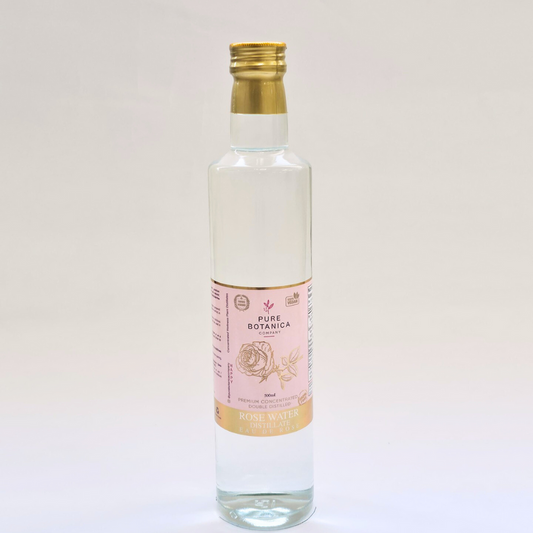 Pure Botanica Anti-Anxiety + Mood Booster (Extra-Strength): Organic Premium Concentrated Rose Water Distillate - 500 ml