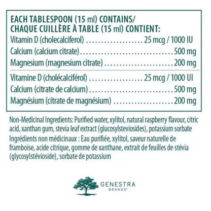 Genestra Brands - Cal Mag Raspberry Liquid 450mL, additional product image