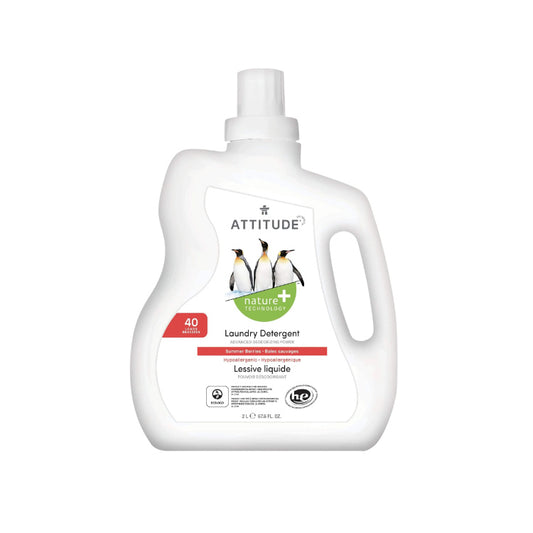 ATTITUDE Laundry Detergent - Summer Berries / Eco-Refill 40 loads 2L