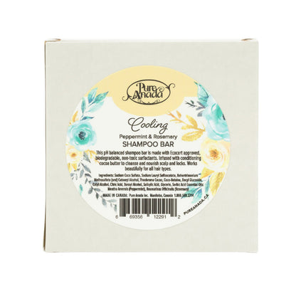 Pure Anada Shampoo Bar - Cooling ( Peppermint& Rosemary) 115g