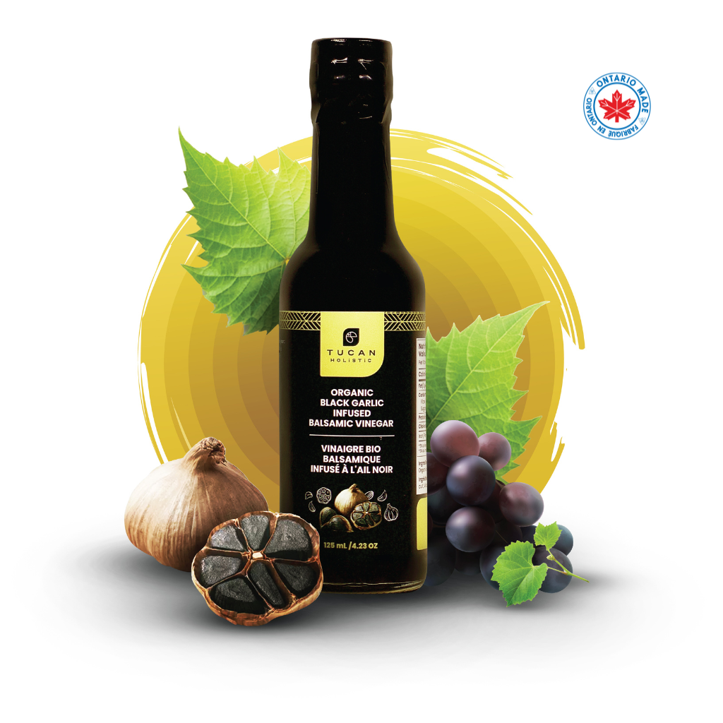 Tucan Holistic Organic Black Garlic Balsamic Vinegar – 10-Year Aged (150 ml)