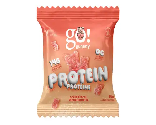 Go! Gummy - Protein Sour Peach - 60g