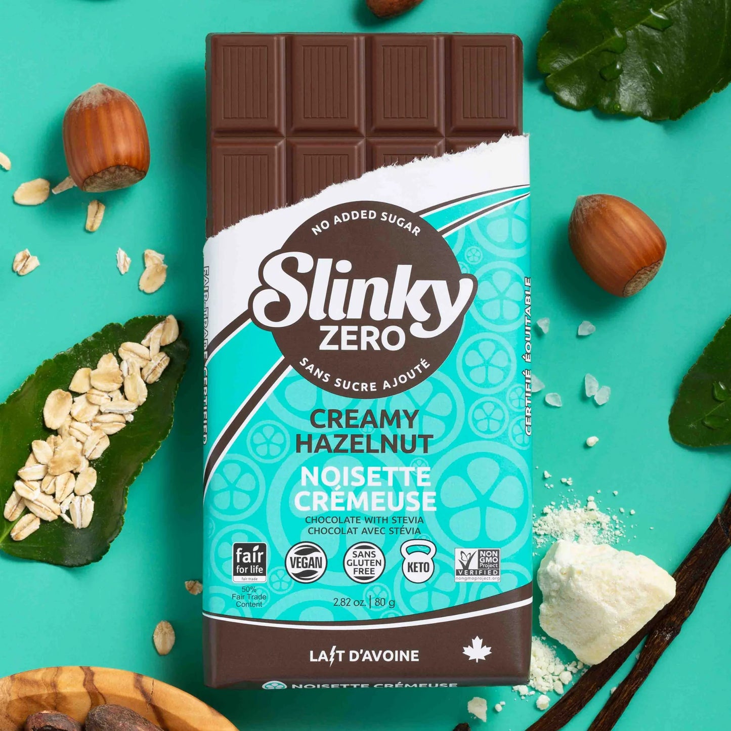 Zazubean SLINKY Creamy Hazelnut 80g