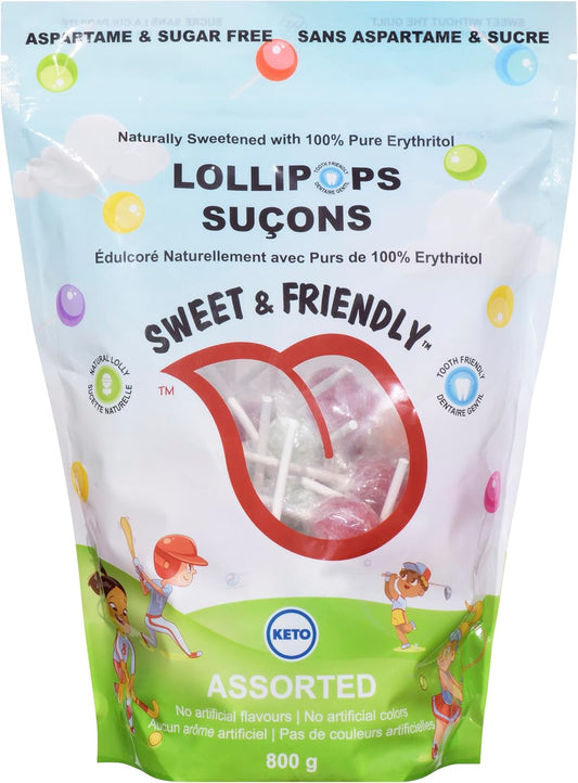 Sweet and Friendly Assorted Lollipops