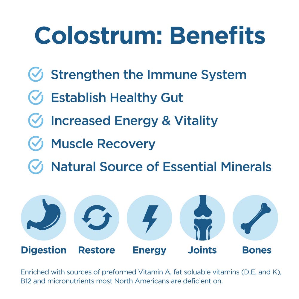 Rise Nutrition Grass-Fed Colostrum Powder - Gut & Immune
