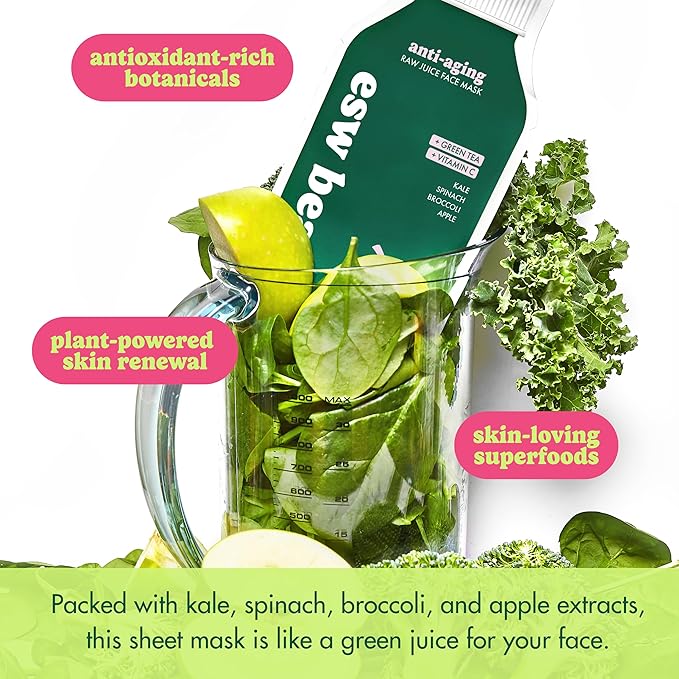 ESW Beauty Green Reset - Anti-Aging Raw Juice Face Mask 25ml
