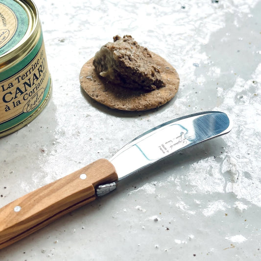 Laguiole Small Butter Knife - Olive Wood Handle, Made in France