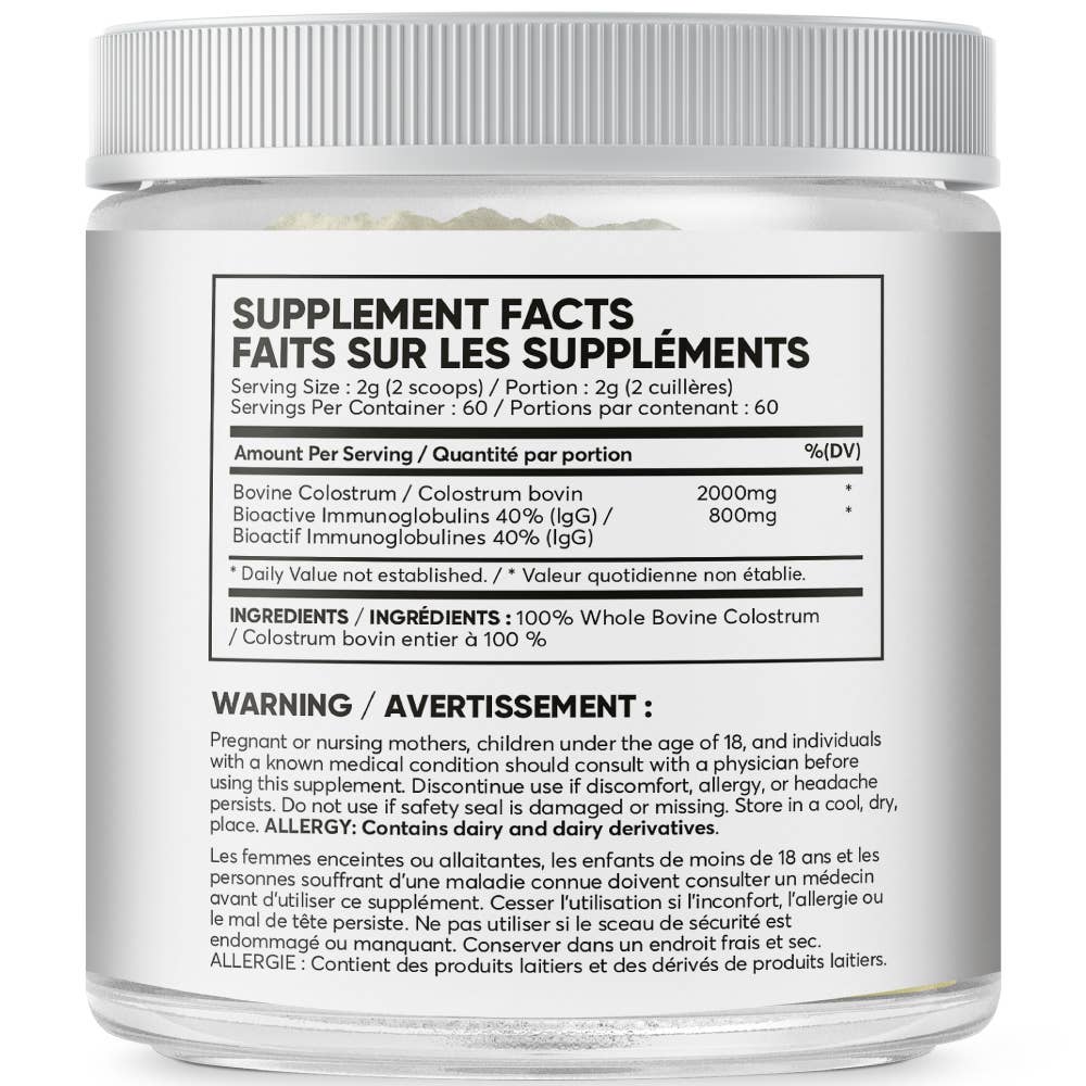 Rise Nutrition Grass-Fed Colostrum Powder - Gut & Immune