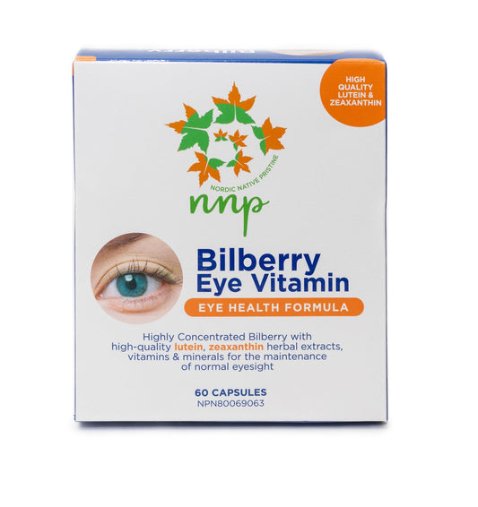 Nordic Native Pristine Mega Bilberry Eye Vitamin 60 caps