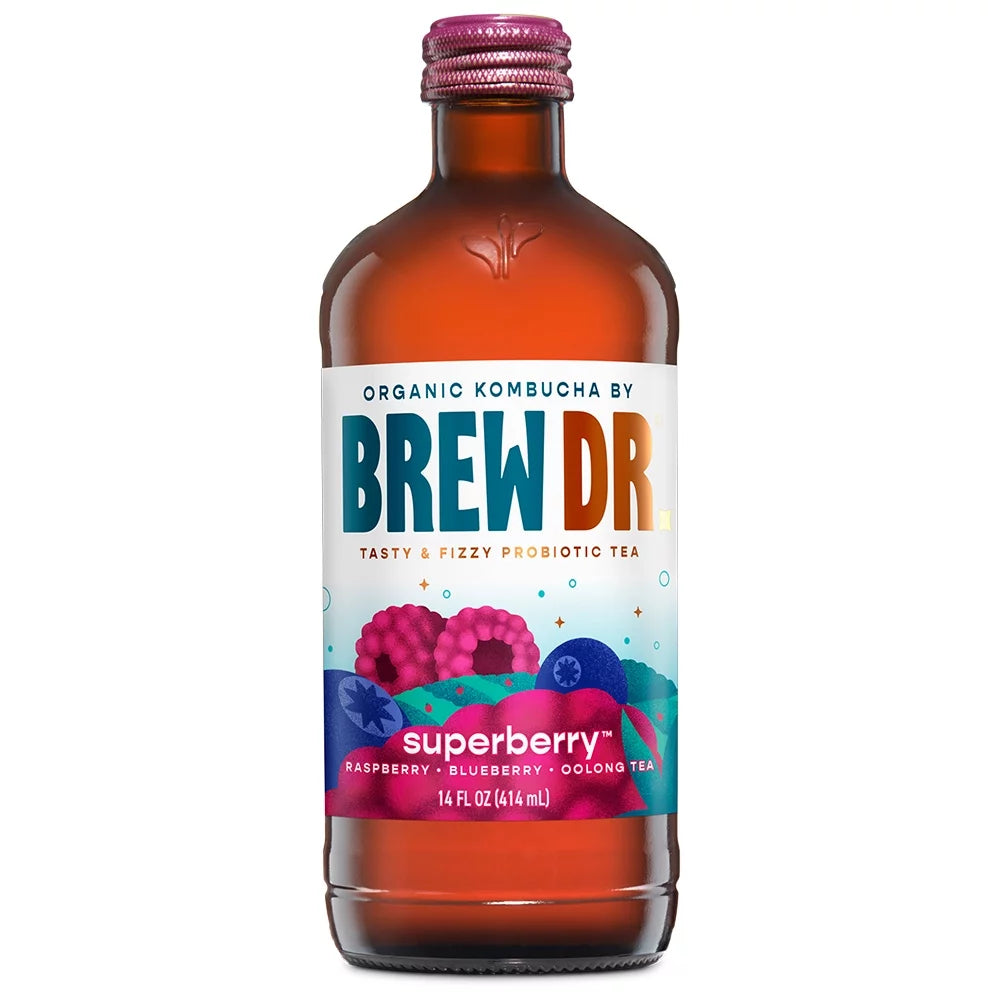 Brew Dr. Organic Superberry Kombucha 414ml