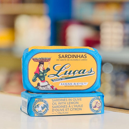 LUCAS SARDINES W/ OLIVE OIL & LEMON 120g