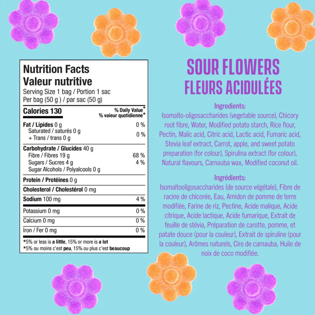 SmartSweets Sour Flowers Limited Edition 50g
