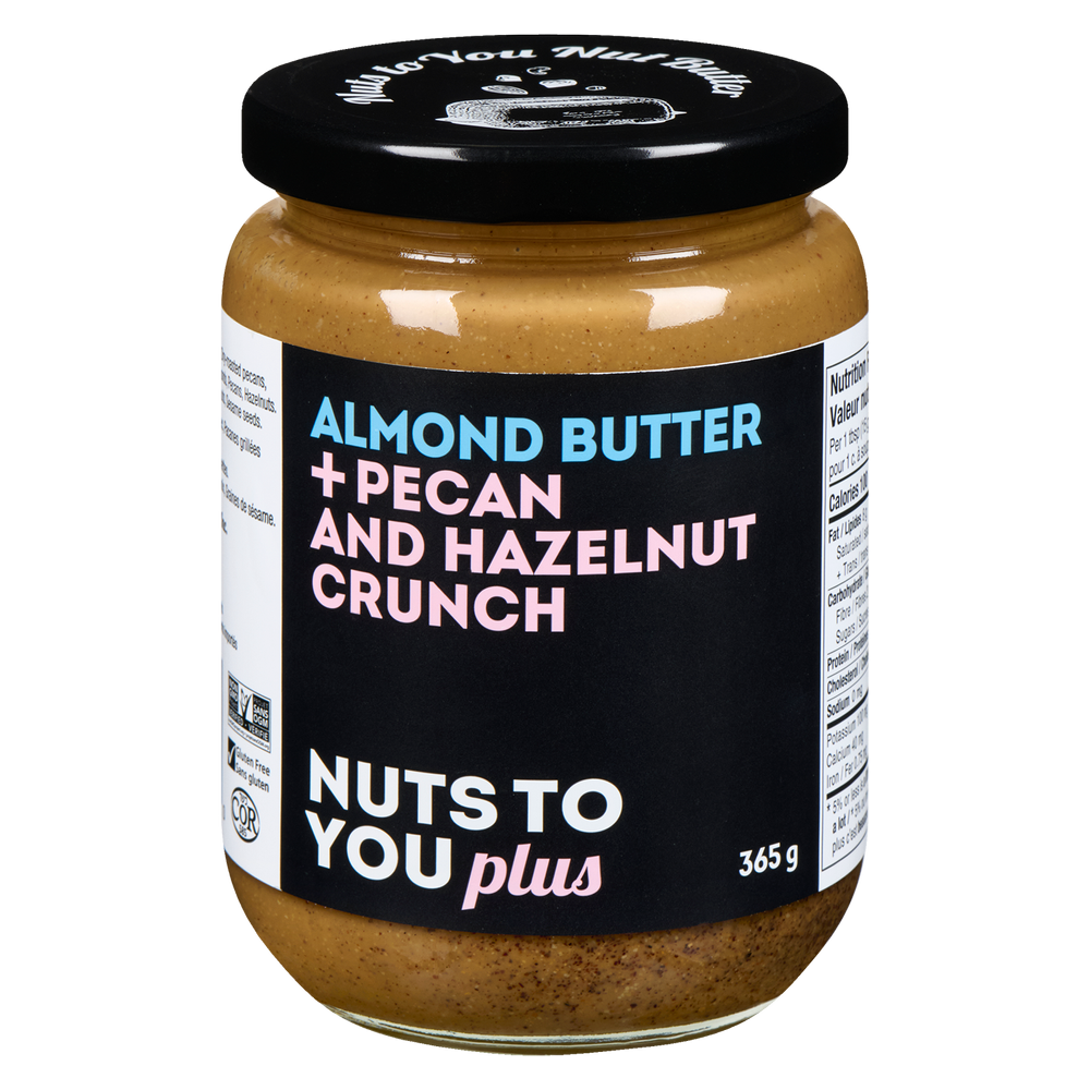 Nuts to You Almond Butter + Pecan and Hazelnut Crunch 365g