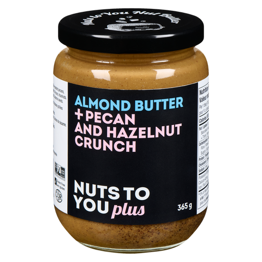 Nuts to You Almond Butter + Pecan and Hazelnut Crunch 365g