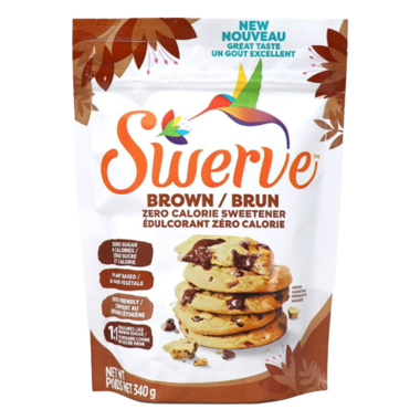 SWERVE ERYTHRITOL
BROWN SUGAR 340G