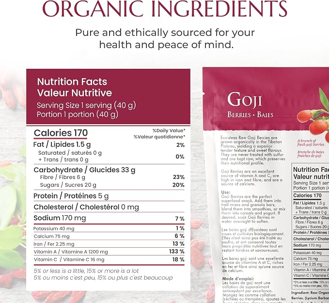 Ecoideas Tibetan Goji Berries 454g